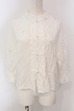 画像1: Amavel / Paisley Chinoisマオカラーブラウス  シロ O-25-04-17-055-CA-BL-IG-OS