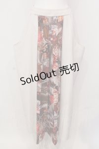 Qutie Frash / ハカマロンスカ  ホワイト×レッド O-25-04-17-058-QU-SK-IG-OS