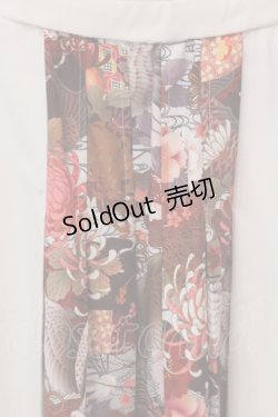 画像2: Qutie Frash / ハカマロンスカ  ホワイト×レッド O-25-04-17-058-QU-SK-IG-OS