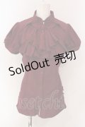 Ozz oneste / 妖鴉天舞ブラウス  ワイン O-25-04-17-062-OO-BL-IG-OS