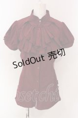 Ozz oneste / 妖鴉天舞ブラウス  ワイン O-25-04-17-062-OO-BL-IG-OS