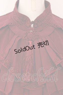 画像2: Ozz oneste / 妖鴉天舞ブラウス  ワイン O-25-04-17-062-OO-BL-IG-OS