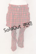 HELL CAT PUNKS / チェックボンテージパンツ Small レッドチェック O-25-04-17-065-PU-PA-IG-OS