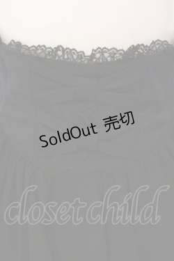 画像2: BPN / シフォンエプロン風フリルスカート M ブラック O-25-04-17-066-GO-SK-IG-OS