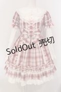Angelic Pretty / Dolly Girl付け袖ワンピース(タータン)  ピンク O-25-04-17-068-AP-OP-IG-OS