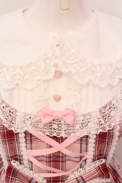 画像2: Angelic Pretty / Dolly Girl付け袖ワンピース(タータン)  ピンク O-25-04-17-068-AP-OP-IG-OS