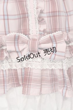 画像3: Angelic Pretty / Dolly Girl付け袖ワンピース(タータン)  ピンク O-25-04-17-068-AP-OP-IG-OS