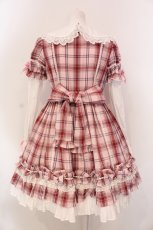 画像5: Angelic Pretty / Dolly Girl付け袖ワンピース(タータン)  ピンク O-25-04-17-068-AP-OP-IG-OS (5)