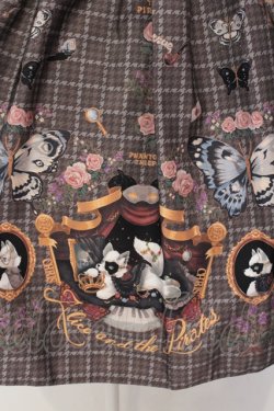 画像3: ALICE and the PIRATES / Dual face 〜phantom and truth〜柄ワンピース  グレー×クロ O-25-04-17-070-PA-OP-IG-OS