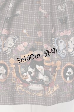 画像3: ALICE and the PIRATES / Dual face 〜phantom and truth〜柄ワンピース  グレー×クロ O-25-04-17-070-PA-OP-IG-OS
