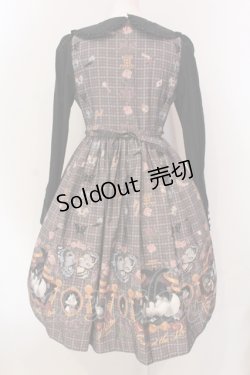 画像5: ALICE and the PIRATES / Dual face 〜phantom and truth〜柄ワンピース  グレー×クロ O-25-04-17-070-PA-OP-IG-OS