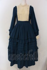 axes femme kawaii / アンティークドールワンピース  ネイビー O-25-04-17-074-AX-OP-IG-OS