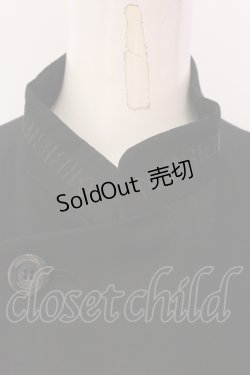 画像2: MiDiom / Mao Collar Long Jacket ジャケット M ブラック O-25-04-17-079-PU-CO-IG-ZY