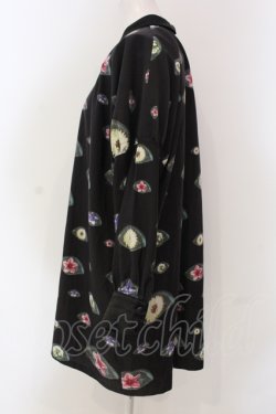 画像2: マダラニンゲン / トドメキお花目ワンピース  ブラック O-25-04-17-081-PU-OP-IG-OS