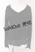 BPN FOR MEN / ジップ配色カットソー M ブラック O-25-04-17-084-GO-TO-IG-OS