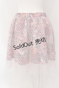 画像3: Qutie Frash / 和柄サーキュラースカート  ピンク O-25-04-17-086-QU-SK-IG-OS