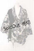 Qutie Frash / 2022浴衣4点SET トップス単品  鶴 ブラック O-25-04-17-087-QU-TO-IG-OS