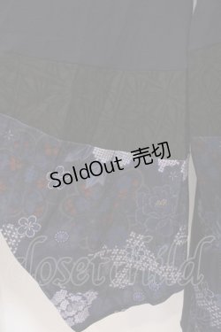 画像2: Qutie Frash / 着物ロングカーデ  ネイビー O-25-04-17-089-QU-TO-IG-OS