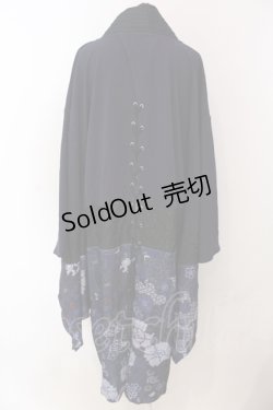 画像4: Qutie Frash / 着物ロングカーデ  ネイビー O-25-04-17-089-QU-TO-IG-OS
