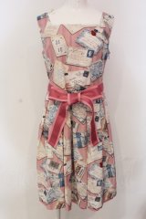 Jane Marple / Precious Cardsのスクエアドレス M ピンク O-25-04-17-090-JM-OP-IG-OS