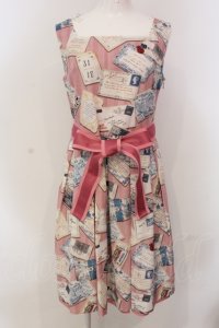 Jane Marple / Precious Cardsのスクエアドレス M ピンク O-25-04-17-090-JM-OP-IG-ZT464