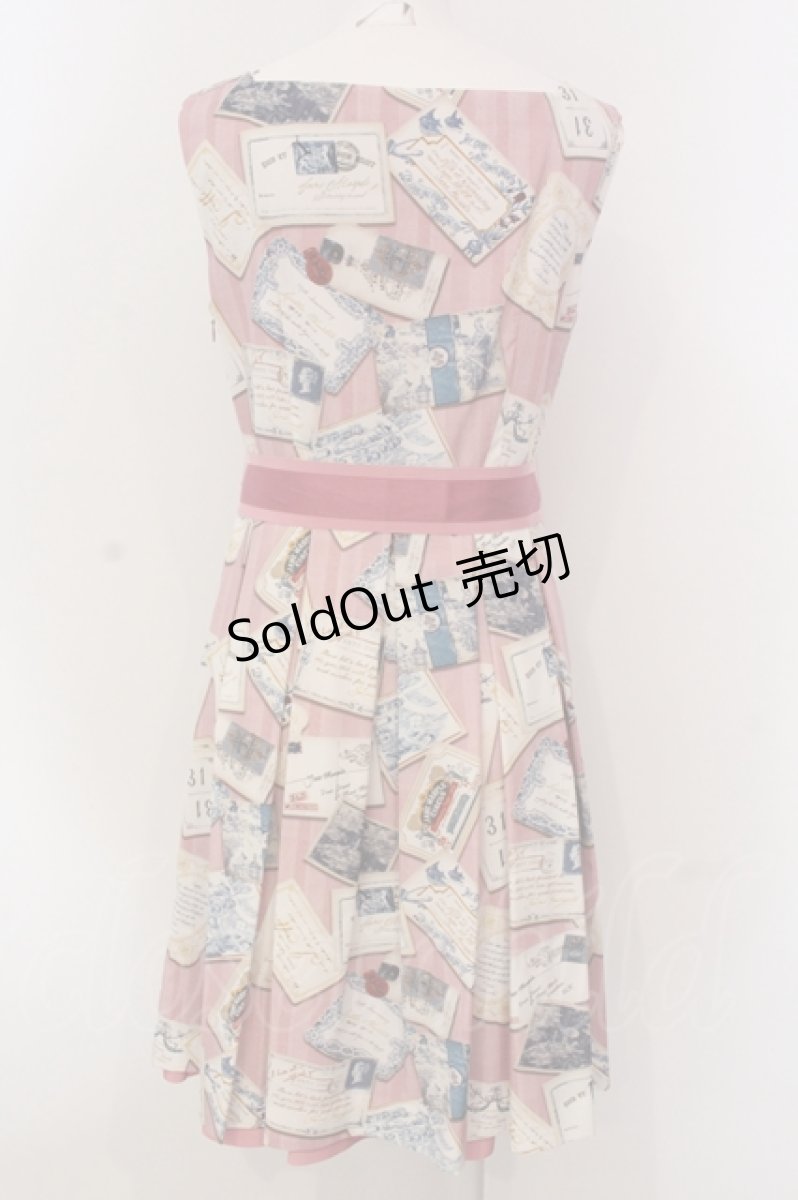 画像4: Jane Marple / Precious Cardsのスクエアドレス M ピンク O-25-04-17-090-JM-OP-IG-ZT464 (4)