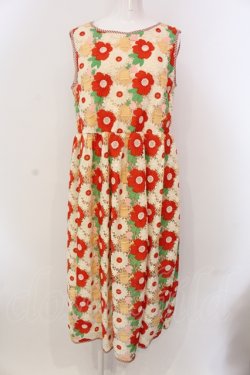 画像1: Franche Lippee / クロシェットワンピース M アイボリー O-25-04-17-091-LO-OP-IG-OS