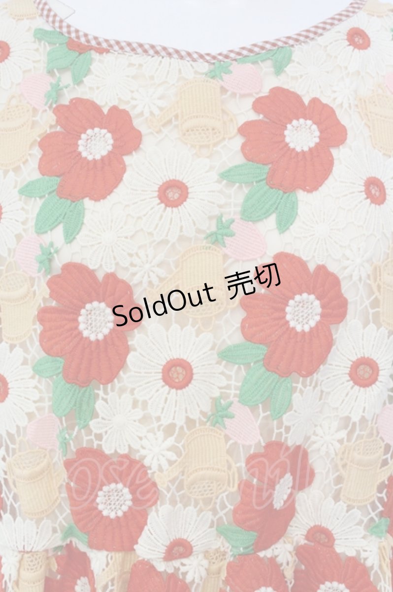 画像2: Franche Lippee / クロシェットワンピース M アイボリー O-25-04-17-091-LO-OP-IG-ZT194 (2)