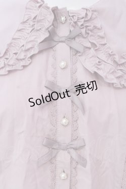 画像2: axes femme kawaii / 半袖丸襟コットンブラウス M ピンク O-25-04-17-096-AX-BL-IG-OS