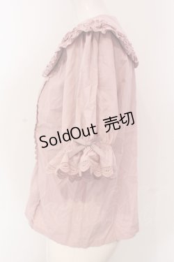 画像3: axes femme kawaii / 半袖丸襟コットンブラウス M ピンク O-25-04-17-096-AX-BL-IG-OS