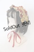 metamorphose / 百花繚乱〜まほろばの舞〜ヘッドドレス  深緋 O-25-04-17-099-ME-ZA-IG-OS