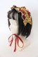 画像1: metamorphose / 百花繚乱〜まほろばの舞〜ヘッドドレス  深緋 O-25-04-17-099-ME-ZA-IG-OS (1)