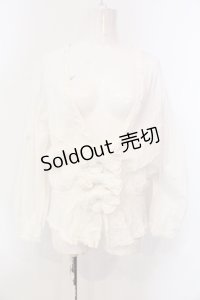 INGEBORG / 3つリボンタックコットンカーディガン  オフシロ O-25-04-17-012-LO-TO-IG-OS