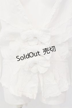 画像2: INGEBORG / 3つリボンタックコットンカーディガン  オフシロ O-25-04-17-012-LO-TO-IG-OS