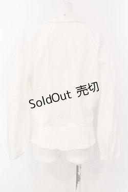 画像4: INGEBORG / 3つリボンタックコットンカーディガン  オフシロ O-25-04-17-012-LO-TO-IG-OS