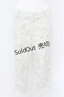 画像1: Franche Lippee / ぱっつんロバコーデュロイ調パンツ M グリーン系 O-25-04-17-002-LO-PA-OW-ZT023