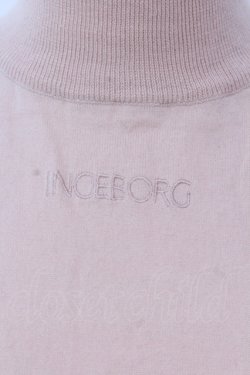 画像2: INGEBORG / ロゴ刺繍半袖ニット  ピンク O-25-04-17-017-LO-TO-IG-ZT023