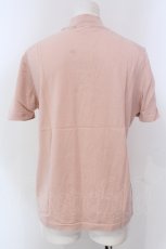 画像3: 【SALE】INGEBORG / ロゴ刺繍半袖ニット  ピンク O-25-04-17-017-LO-TO-IG-ZT023 (3)