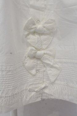 画像2: INGEBORG / はしごレースタックリボンスカート  シロ O-25-04-17-021-LO-SK-IG-OS