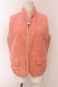 PINK HOUSE / ハートチャーム起毛ベスト  ピンク O-25-04-17-024-LO-TO-IG-ZT054