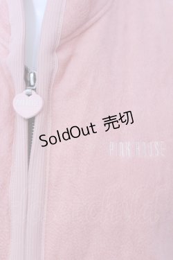 画像2: PINK HOUSE / ハートチャーム起毛ベスト  ピンク O-25-04-17-024-LO-TO-IG-ZT054