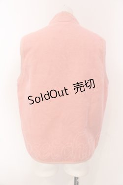 画像4: PINK HOUSE / ハートチャーム起毛ベスト  ピンク O-25-04-17-024-LO-TO-IG-ZT054