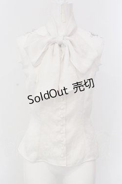 画像1: Na+H / ノースリーブブラウス  アイボリー O-25-04-17-026-PU-BL-OW-OS