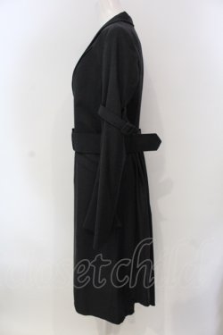 画像2: uenoya / ×クラレ先生 ベラドンナ コート フロント丈105cm　バック丈120cm ダークグレー O-25-04-17-028-GO-CO-IG-OS