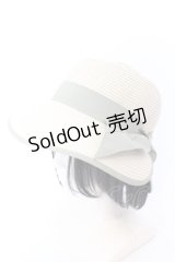 axes femme / ポケッタブルリボンハット 57.5ｃｍ ナチュラル×グリーン O-25-04-18-033-AX-AC-OW-OS
