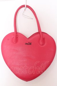 MILK / ハートバッグ  濃ピンク O-25-04-18-038-ML-BG-IG-OS