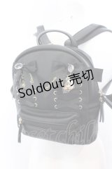 Jamieエーエヌケー / ×AnkRouge×ツイステッドワンダーランド　合皮ミニリュック  オクタヴィネル寮（クロ） O-25-04-18-012-LO-BG-OW-OS