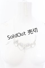 axes femme / ローズ×パールネックレス  シルバー O-25-04-18-002-AX-AC-OW-OS