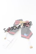 axes femme kawaii / 彼岸の白狐会柄リボンバレッタ  クロ O-25-04-18-018-AX-AC-OW-OS