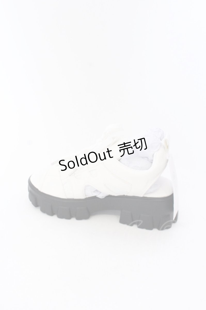 画像3: 【SALE】axes femme / レース使いスポサン S シロ O-25-04-18-027-AX-SH-OW-ZTK006 (3)